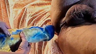 Domslut Fists and Pegs Her Slut with Xxl Dildo Strapon, Spirit