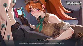 Busty 18yo Redhead Teen With A Big Ass Gives Blowjob To Big Cock And Gets A Huge Facial Cumshot - Hotel Tales (Steam Game)