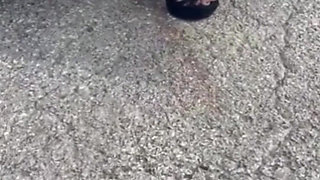 Walking Around Desperate for a Pee Pissing My Pants