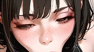 Cute Girl Sloppy Blowjob Anime Hentai Ai