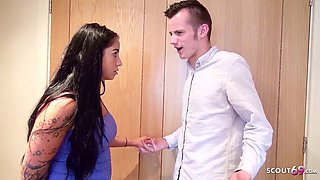 Girl Next Door Teaches Nerd Virgin Boy How to Fuck When Mom Is Out