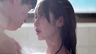 Teen asian golden shower