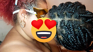 Jaky with Chubby Lesbian Loves Having Her Pussy and Ass Licked