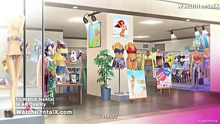 Anime Hentai Wife Gets Hard Fast Fuck - Doggystyle Creampie & Blowjob