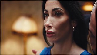 Clea Gaultier And Steve Q - French Brunette With Fake Enhanced Huge Boobs Gets Her Nipples Sucked While Frozen In Time