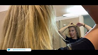 Blonda Shona River gets labia and ass eaten hard by italiano deepthroat fellatio Cum In Mouth swallow – benefit monkey