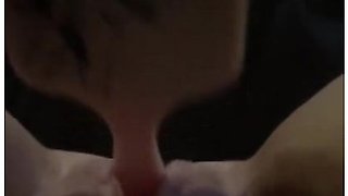 Teen Fucks Her Tight Pussy With Hairbrush & Squirts While Family Are Next Door
