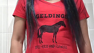 A Demonstration for My Toilet Slave