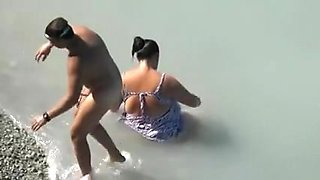 bbw wife beach sex