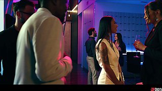 Party Threesome Seduction with Gizelle Blanco
