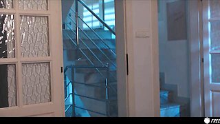 Freeze featuring Sam Bourne and Veronica Leal's cumshot clip