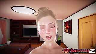 Hot Group Sex with Nagano Mikan in Stockings Hentai Double Blowjob with Dicks Stroking, Exciting Cowgirl Double Penetration