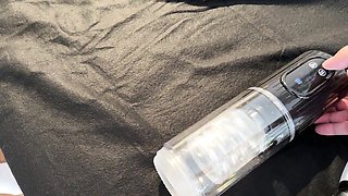 Side chick's amateur handjob sex