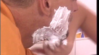 Pretty Innocent Shave and Fuck Her Hairy Pussy by a Big Hard Dick