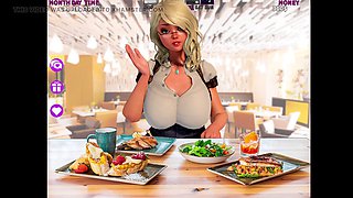 Hentai fun with a massive 3D monster cock in an animated adventure