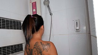 Curvy Thai MILF bargirl POV BJ and fuck