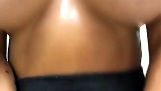 Great Big Boobs On Masturbating Redhead