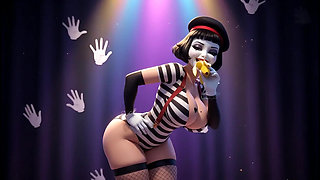 AI-Sexy Mime Tease