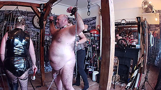 Part 3- Lanista Bear and Domina Satana Teaches Mistress Izar and Master Izar