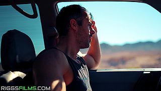 Fit Kitty Gets Creampied In The Desert