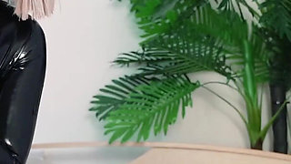 Fetish MILF Wearing Latex and Her Sweet Rubber Submissive Step Daughter - Kinky Sex