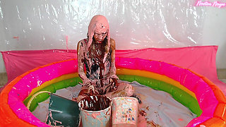 Wam!!! Anal Punishment with Slime and Brownie Dough