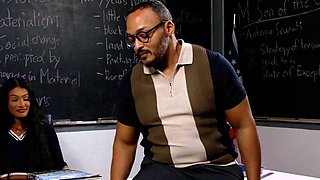 Sucking my teachers BBC to pass my college