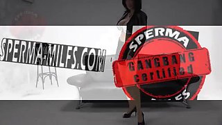 Big Tits MILF Gangbang - Blowjob, Creampie & Cumshot Orgy Party