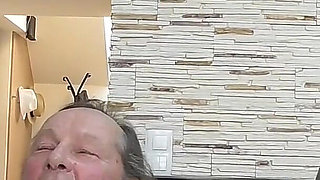 Wild Blonde MILF's Spitting in Their Slaves Mouth