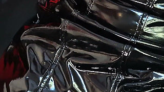 Lady Medusa in a Leather Chain Harness Demonstrates the New Instruments
