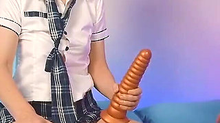 Double prostate orgasm with gaping his hole