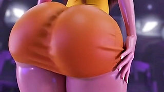 Girl with Giant Ass