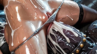 Virgin 18yo Girl Anal Destroyed by Monster - Filled with Cum