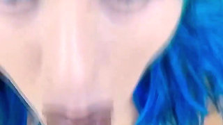 Emo Teen Swallows My Cock