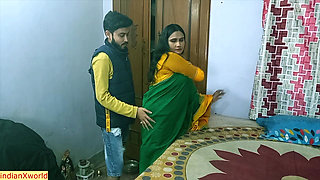 Indian Teen Boy Has Hot Sex with Friend's Sexy Stepmother! Hot Webseries Sex