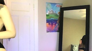 Blonde teen Sierras first erotic masturbation video