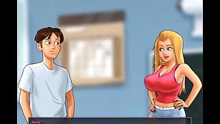 Hentai manga featuring Tsunade in a lustful apocalypse scene