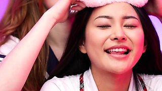 Real Life Hentai - Monster destroy all holes of Rae Lil