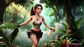 Lara Croft uncovers a mystical Amazon secret - AI Animation