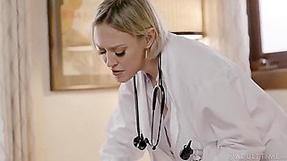 Milf Doctor Dee Williams Conducts Intimate Examination On Khloe Kays Trans Cock