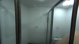 Amateur Latin Couple in the Shower