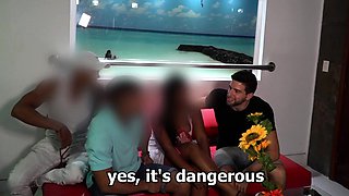 Local Venezuelans Get Involved In A Gang Bang With A Random