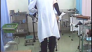 Horny tapes a hot medical exam.