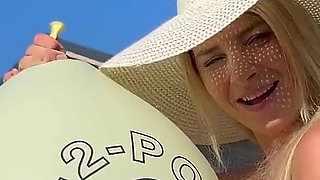 Huge Balloon and Huge Boobs and Huge Boom Many of You Likes This Both Video 12:01 Minutes