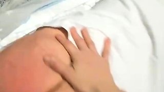 Femdom spanking on the ass ...