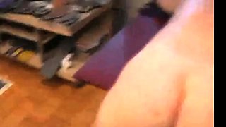 caning sissy John's pimply ass