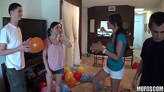 Jenny Anderson  Cindy Jones Slutty Balloon Fuck Fest