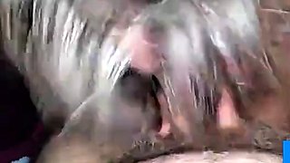 Messy Girl's Blowjob Surprise