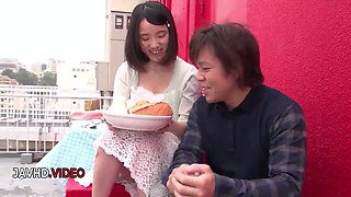 Slender Japanese Bombshell Gives Epic Sucky-sucky Before Hard-core Act
