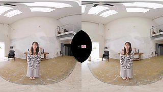 POV VR porn in 4k - amateur hardcore with monster tits shy Japanese chick